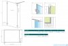 Radaway Euphoria Walk-in II kabina 100cm szkło przejrzyste 383132-01-01/383160-01-01 